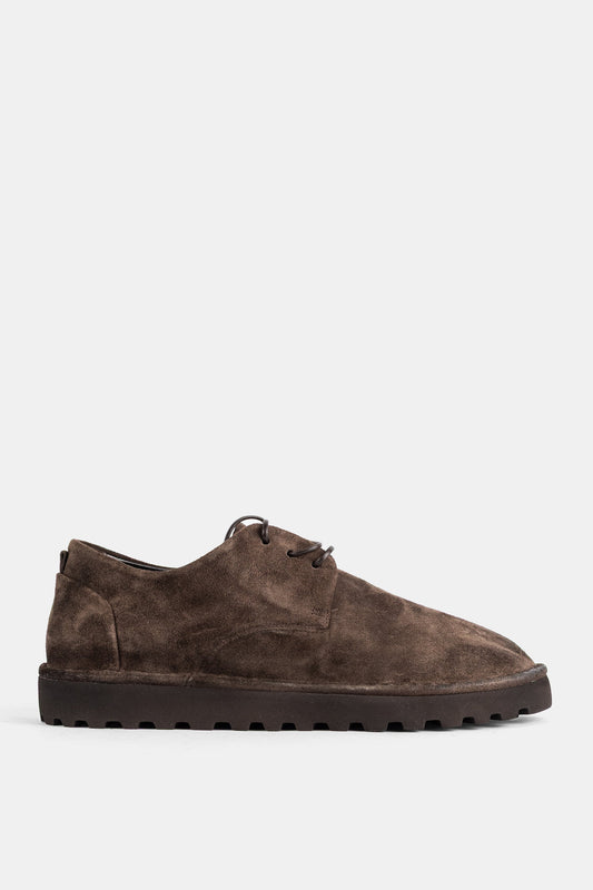 Marsell Suede Lace-Up Boot — Brown