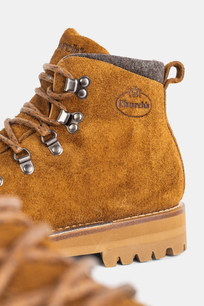 Church'S Suede Hiking Boot Boot — Brown