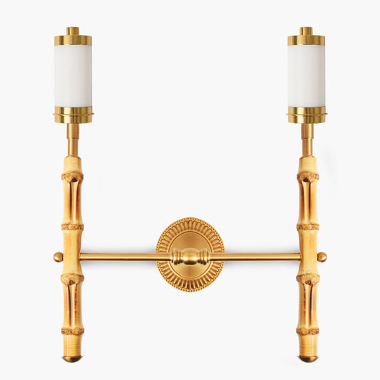 Bamboo Rechargeable Double Wall Light