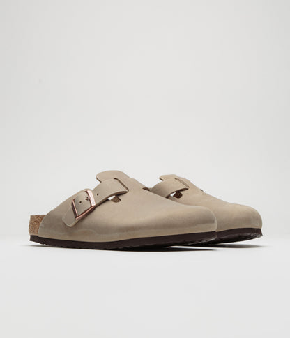 Birkenstock Boston Oiled Leather Clogs - Tobacco Brown