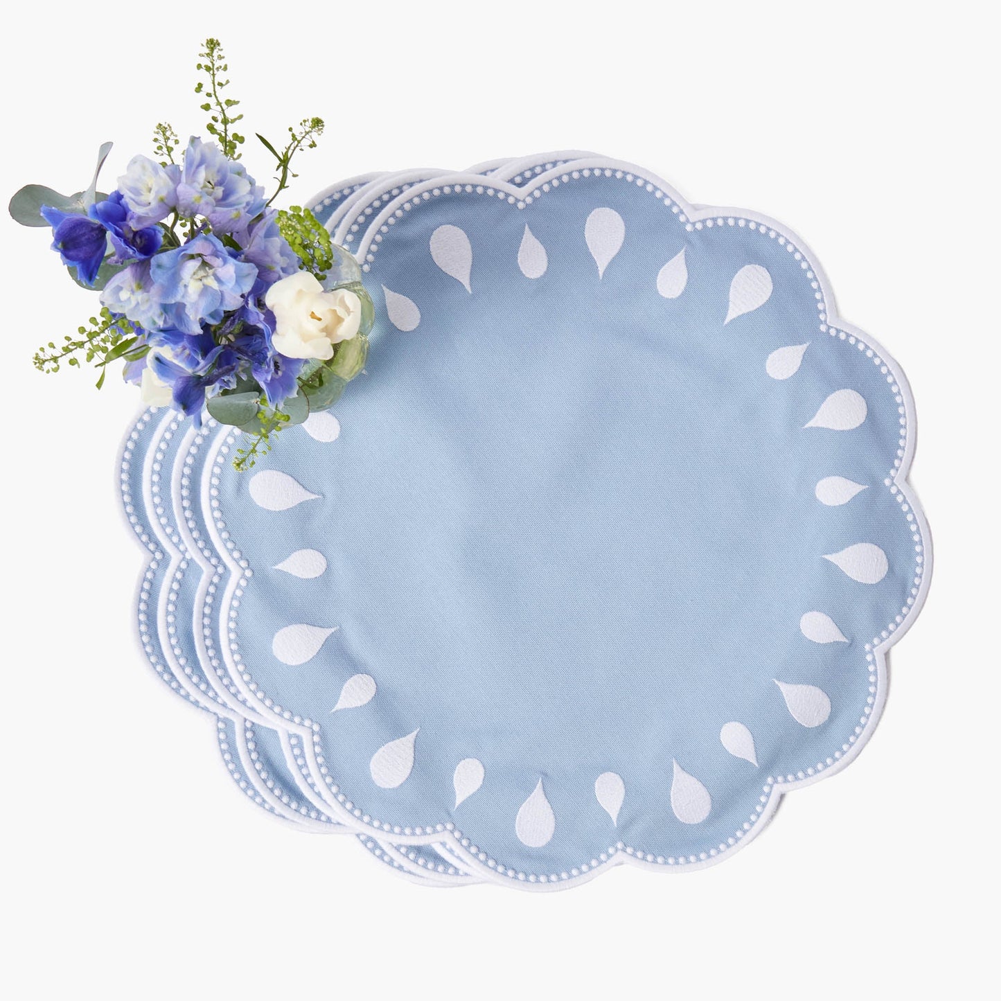 Blue & White Bettina Placemats (Set of 4)
