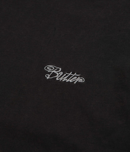 Butter Goods Jive Overlock Stitch T-Shirt - Distressed Black