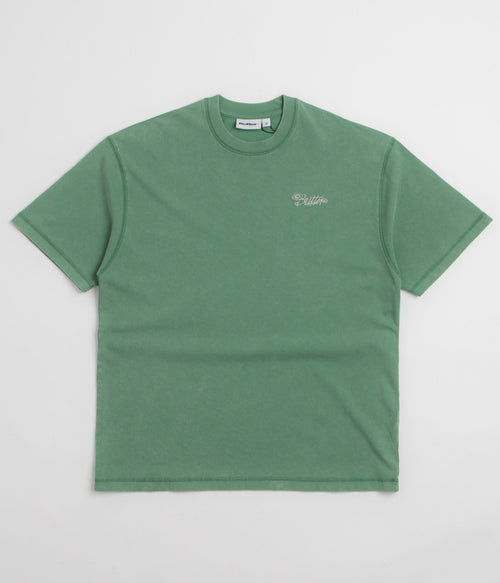 Butter Goods Jive Overlock Stitch T-Shirt - Distressed Jade