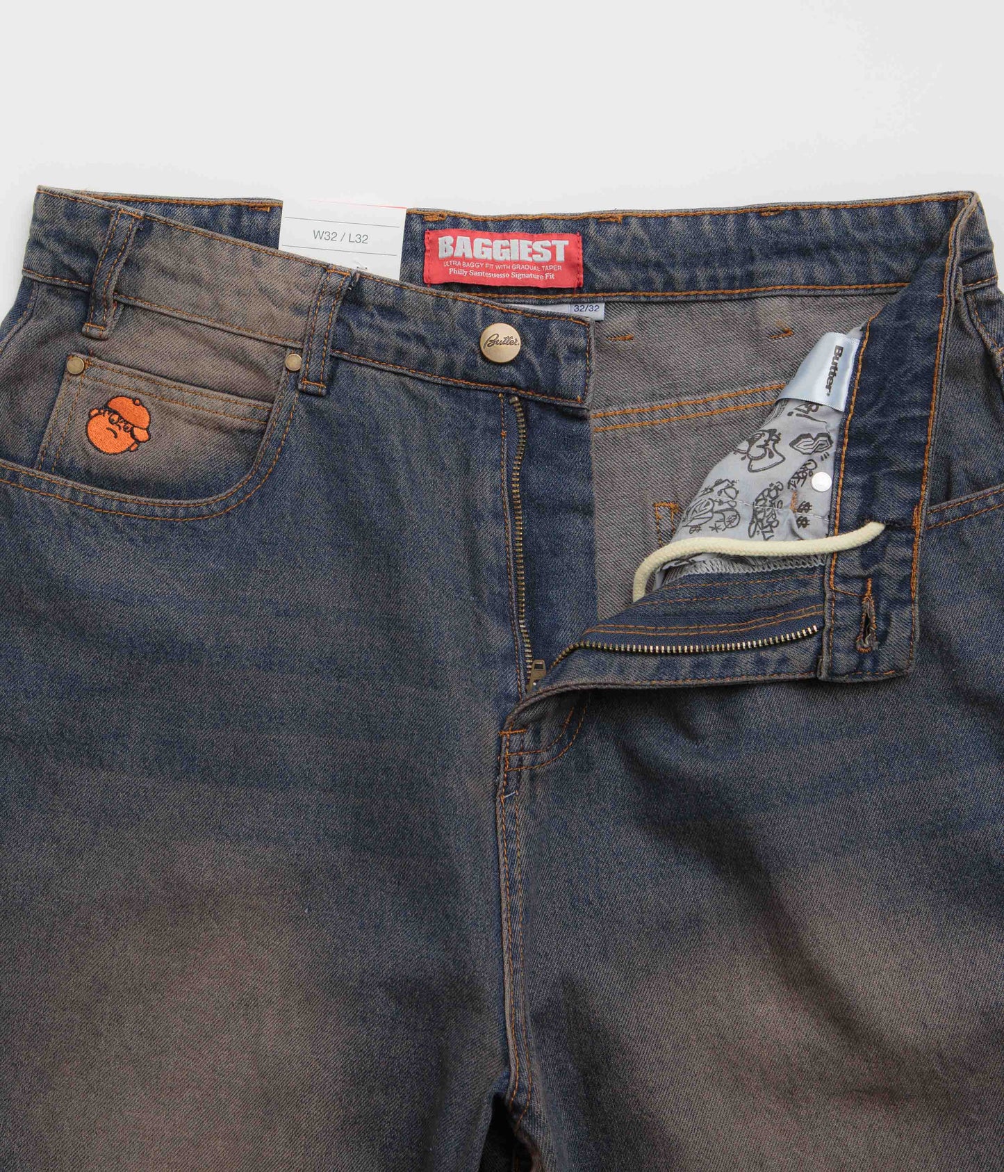 Butter Goods Santosuosso Jeans - Dark Navy Tint