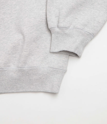 by Parra Long Lost Leg Crewneck Sweatshirt - Heather Grey