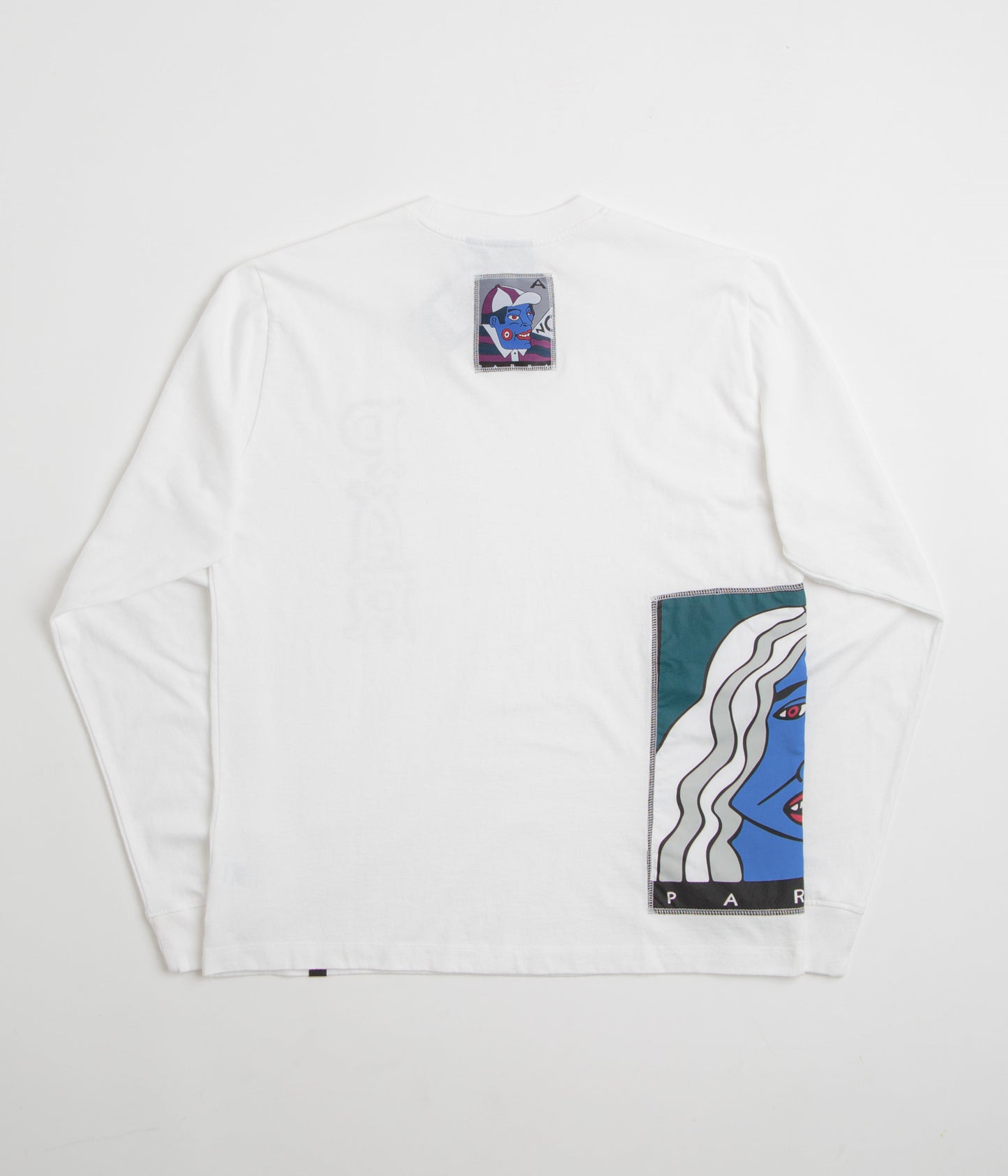 by Parra Your Face Long Sleeve T-Shirt - White