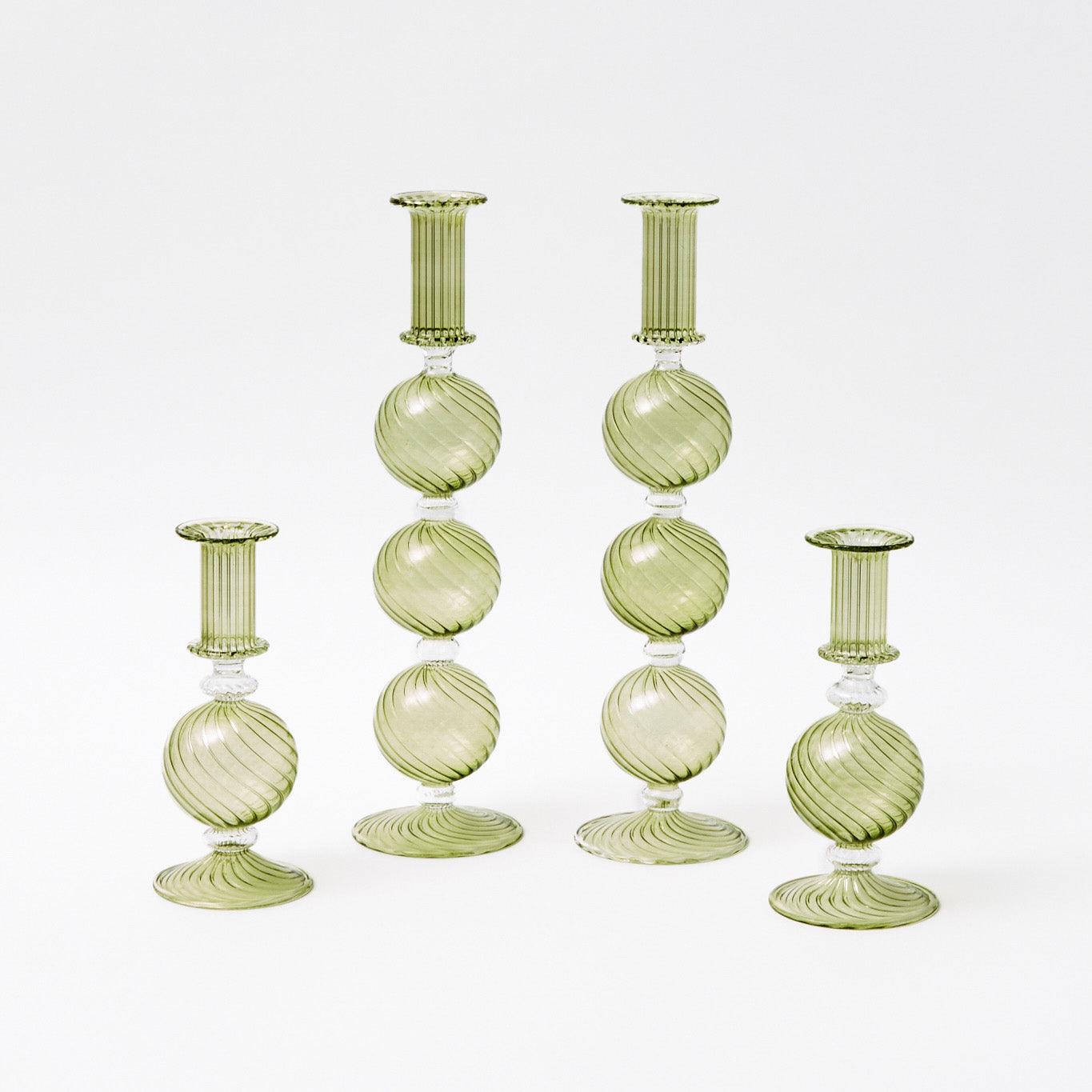 Camille Olive Candle Set (Apple Green)