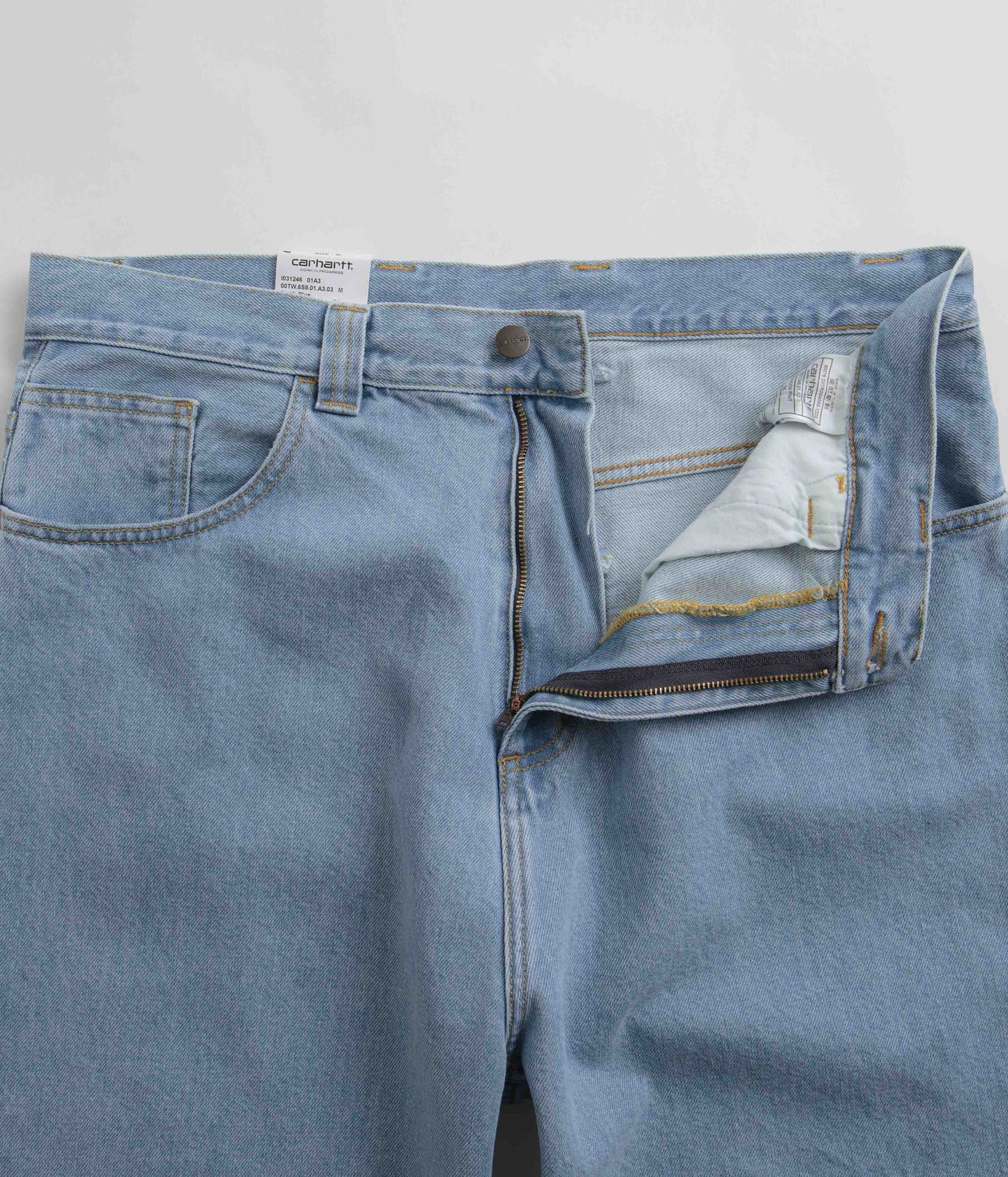 Carhartt Brandon Pants - Blue Heavy Stone Bleach