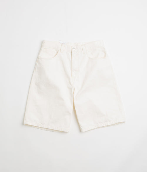 Carhartt Brandon Shorts - White Rinsed