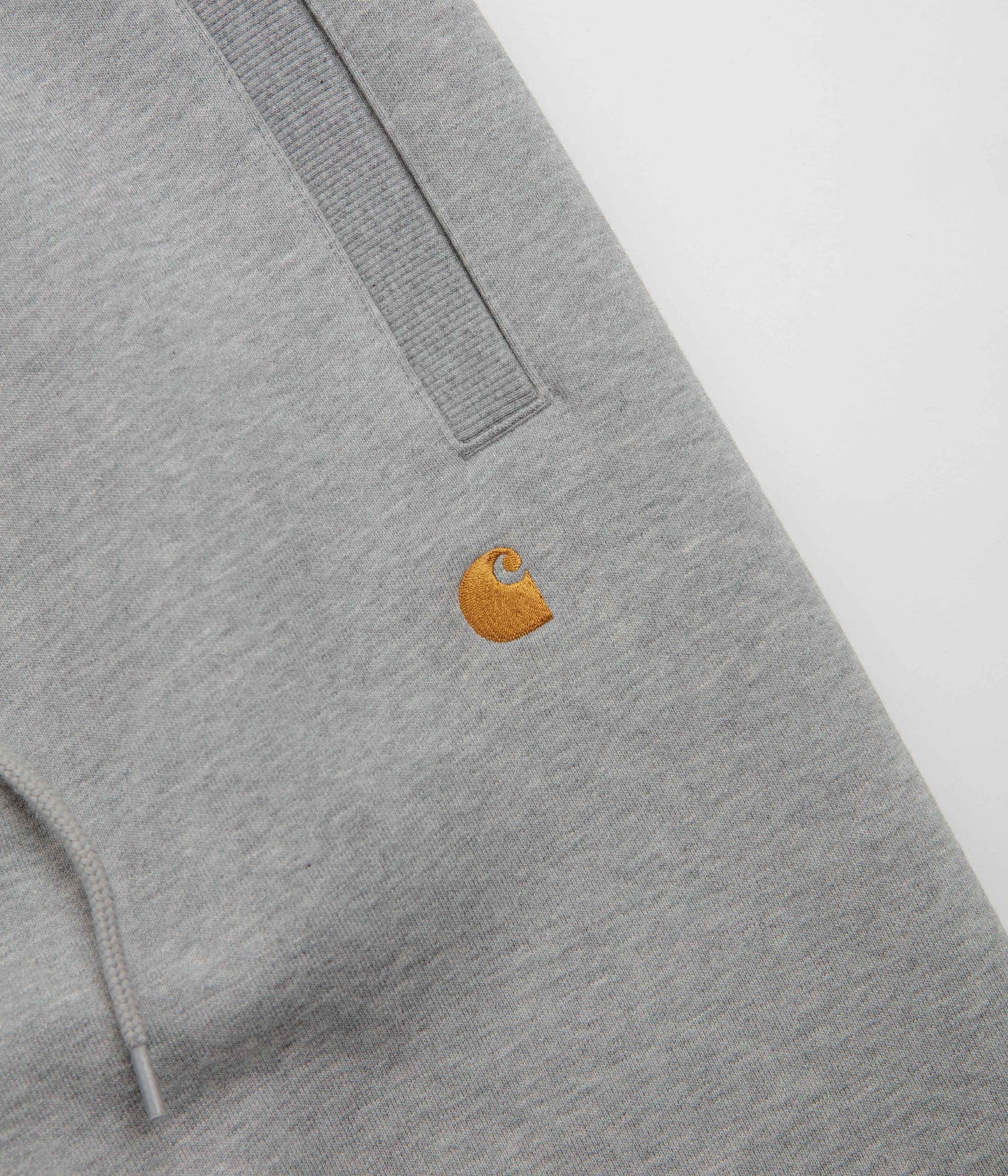 Carhartt Chase Sweatpants - Grey Heather / Gold / Grey