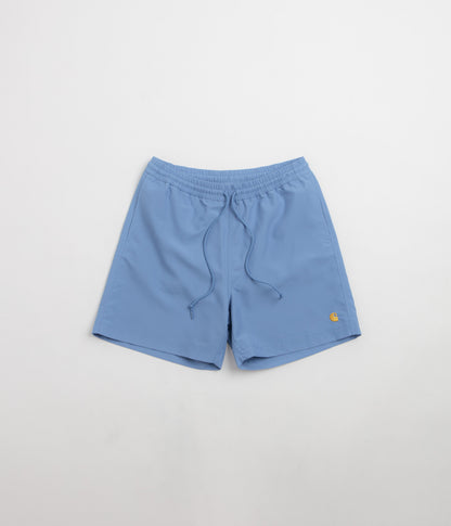 Carhartt Chase Swim Trunks - Curacao / Gold