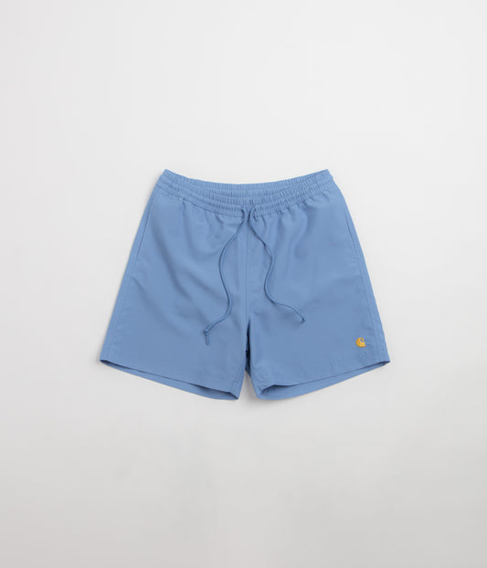 Carhartt Chase Swim Trunks - Curacao / Gold