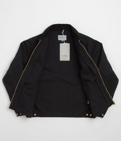 Carhartt Detroit Jacket - Black Rinsed / Black
