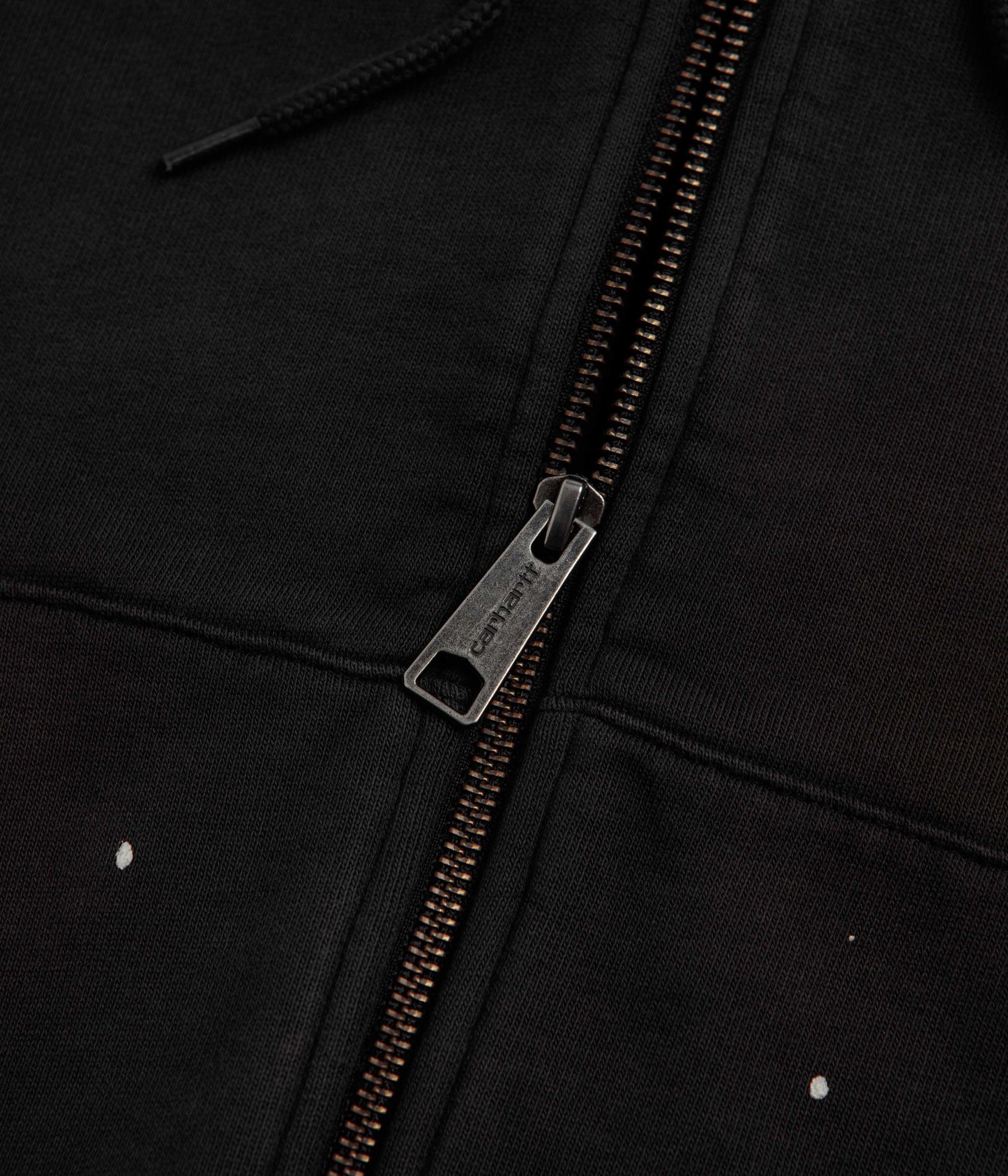 Carhartt Hooded Painter Jacket - Black Destroy Wash / Splatter