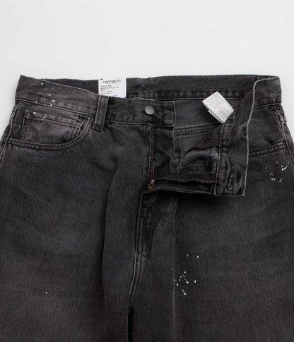 Carhartt Landon Pants - Black Destroy Wash / Splatter