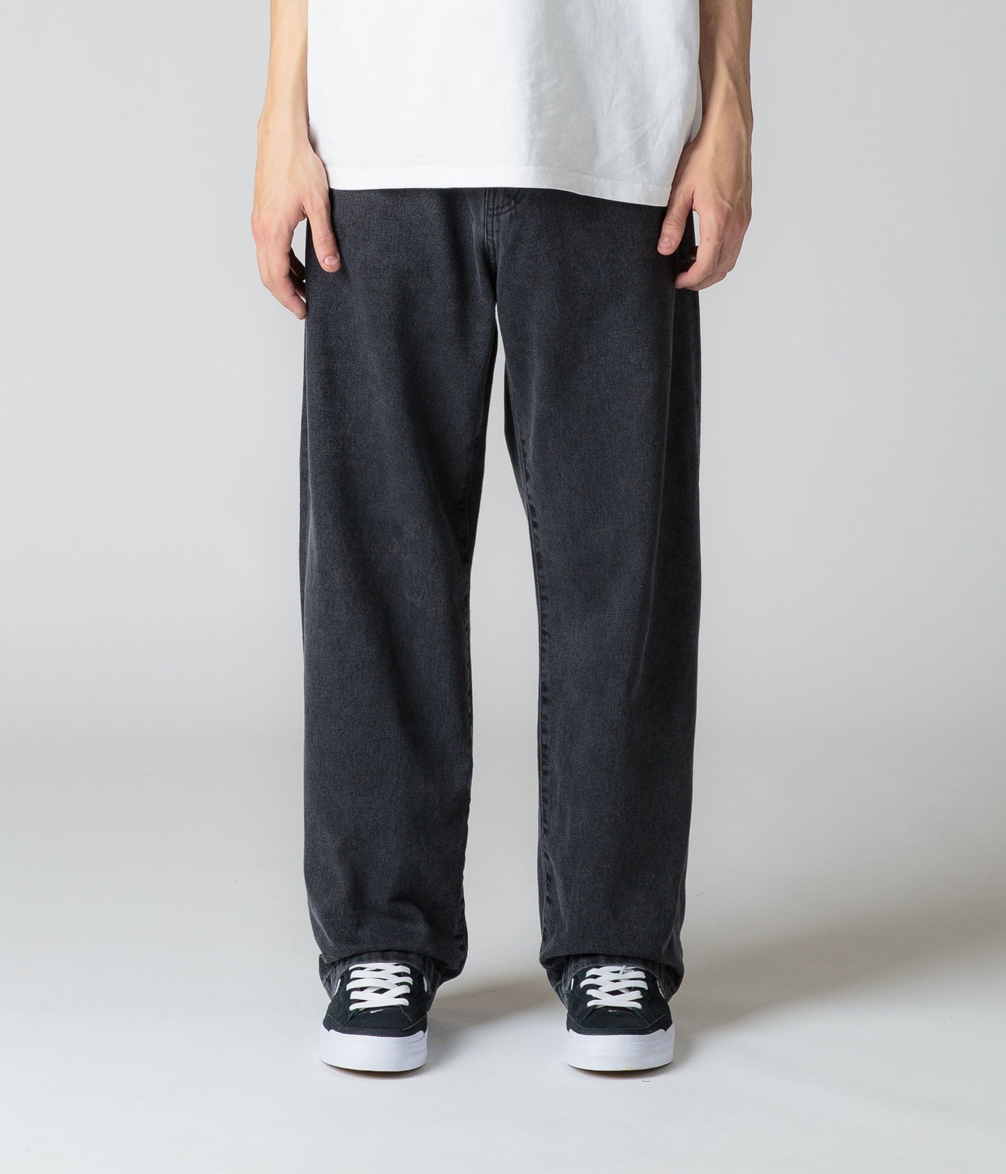 Carhartt Landon Pants - Black Heavy Stone Washed