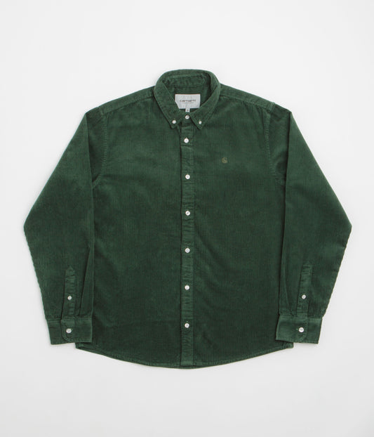 Carhartt Madison Cord Shirt - Sycamore Tree / Sycamore Tree