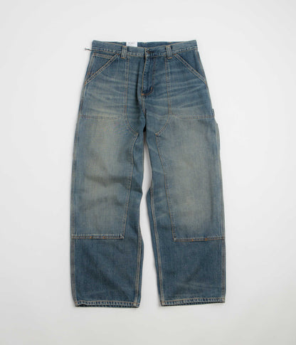 Carhartt Oakland Pants - Blue Worn Used Wash