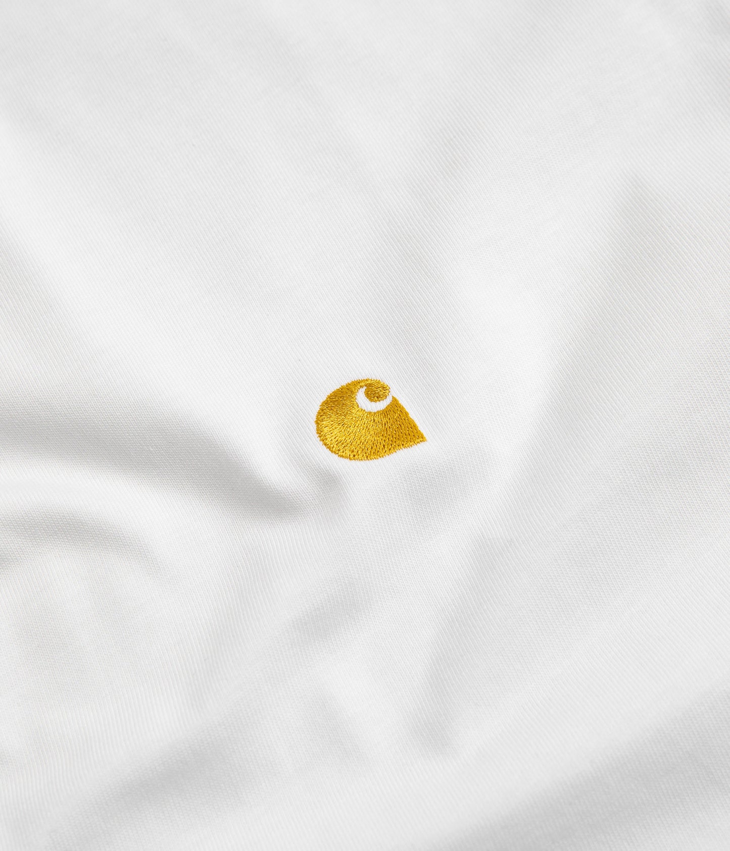 Carhartt Chase T-Shirt - White / Gold
