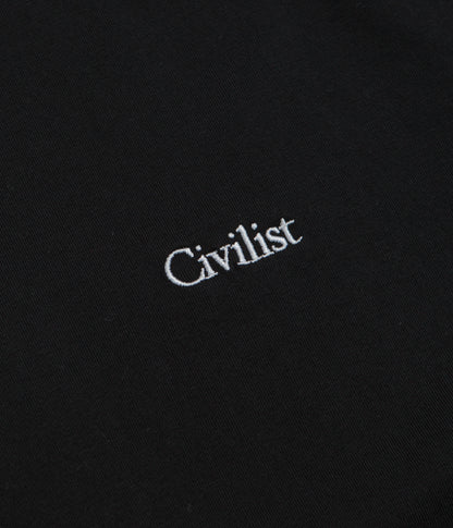 Civilist Mini Logo T-Shirt - Black
