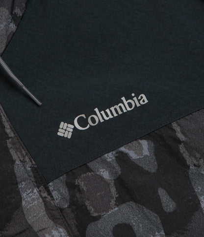 Columbia Challenger II Printed Windbreaker Jacket - Black Treebark / Black