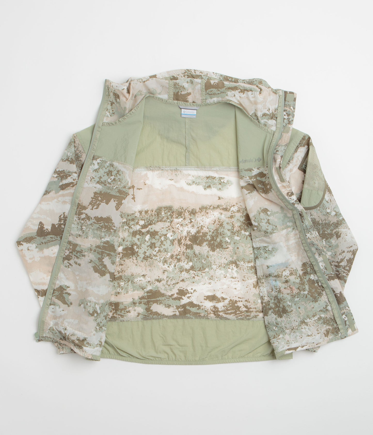 Columbia Challenger II Printed Windbreaker Jacket - Safari Fieldaze / Safari