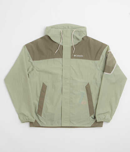 Columbia Challenger II Windbreaker Jacket - Safari / Stone Green