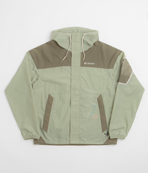Columbia Challenger II Windbreaker Jacket - Safari / Stone Green