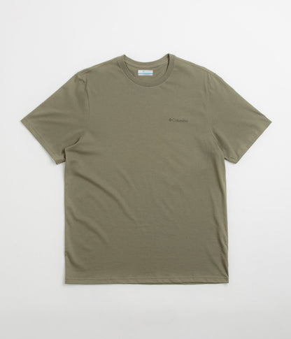 Columbia CSC Logo Back T-Shirt - Stone Green / Boxy Brand