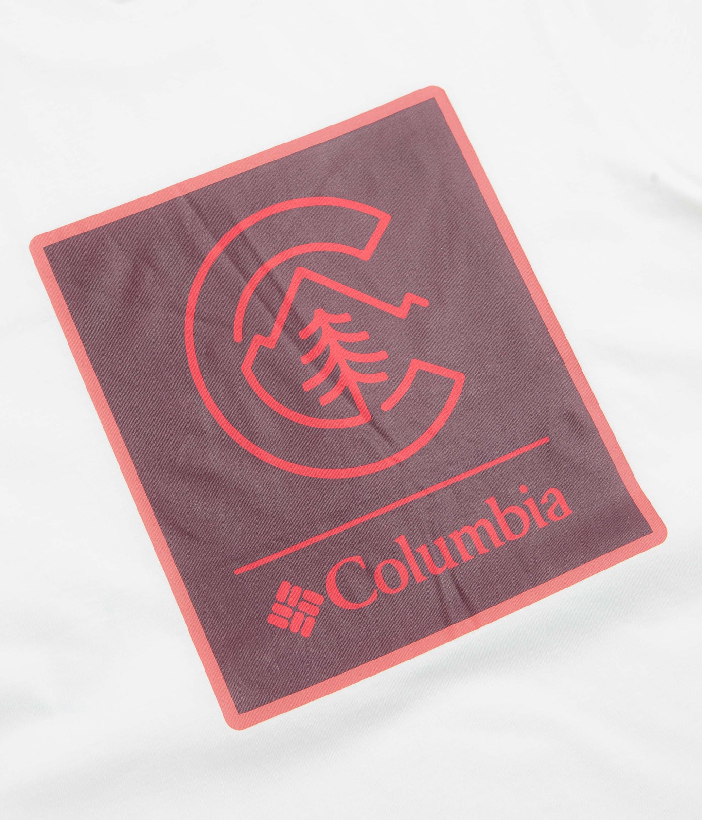 Columbia CSC Logo Back T-Shirt - White / Linework C Badge