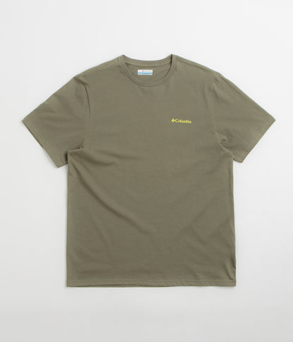 Columbia CSC Outdoor Back Graphic T-Shirt - Stone Green / Shining Sandscape