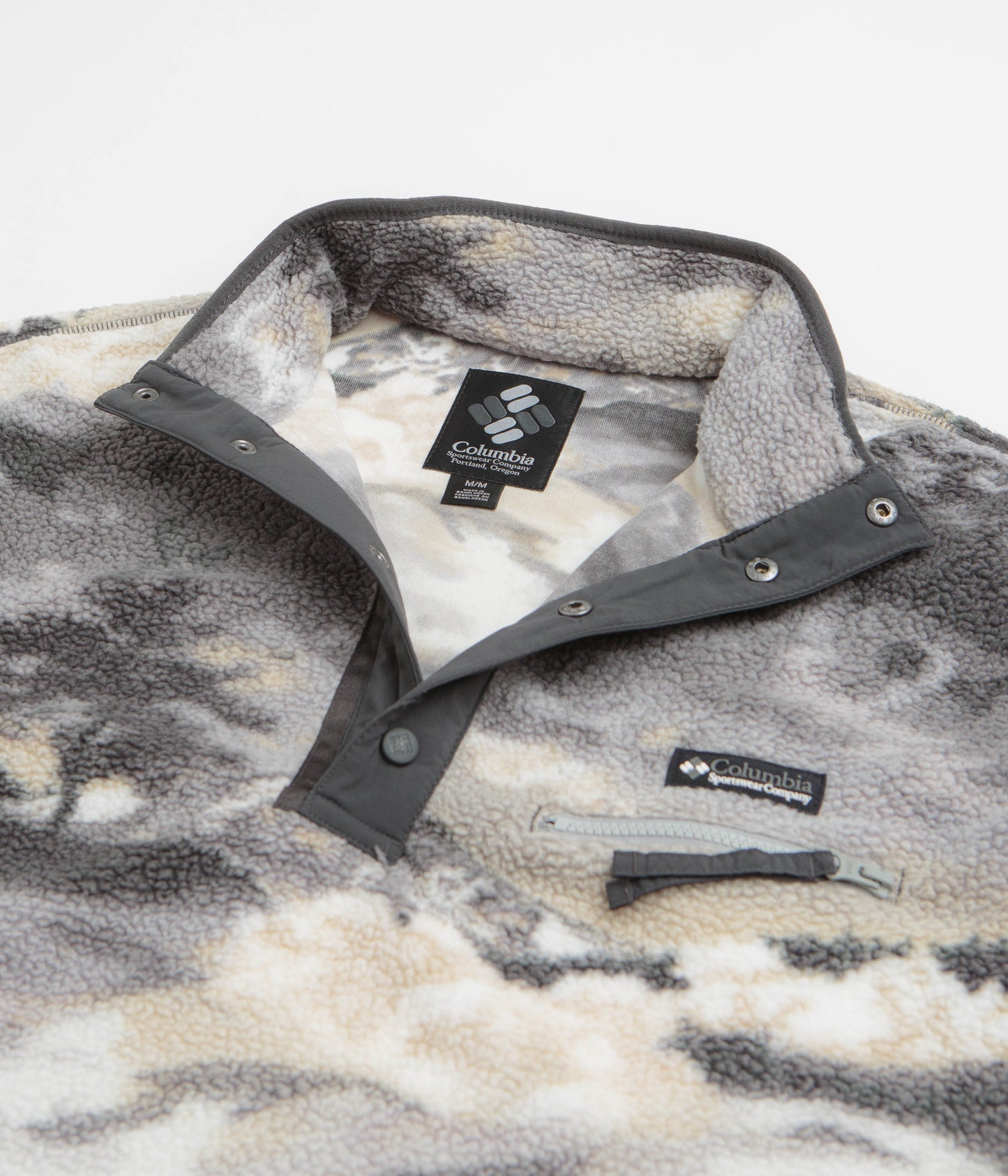 Columbia Helvetia II Printed Half Snap Fleece - Shark / Dreaming