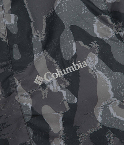 Columbia Spire Valley Printed Windbreaker Jacket - Black Treebark / Black