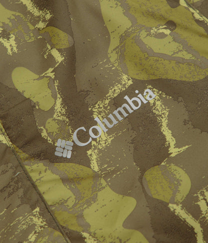 Columbia Spire Valley Printed Windbreaker Jacket - Mossy Green Treebark / Greenscape