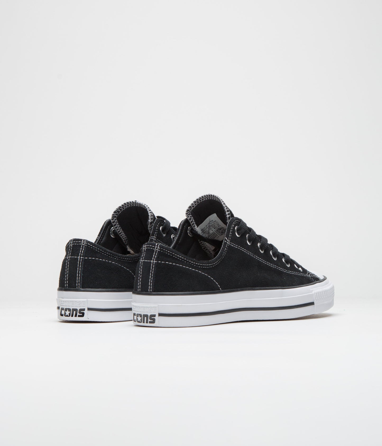 Converse Cons CTAS Pro Ox Shoes - Black / Black / White