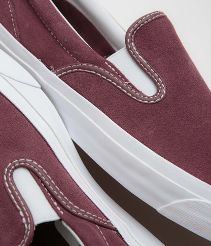 Converse One Star CC Slip Pro Shoes - Deep Bordeaux / White / White