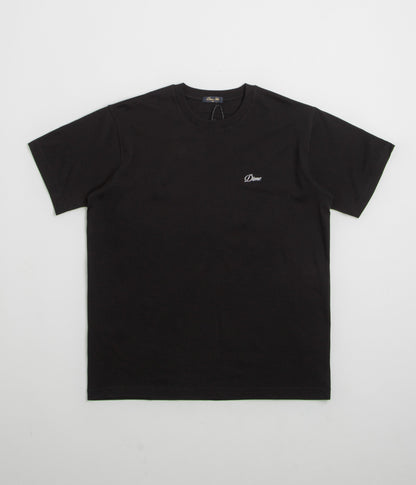 Dime Cursive Small Logo T-Shirt - Black