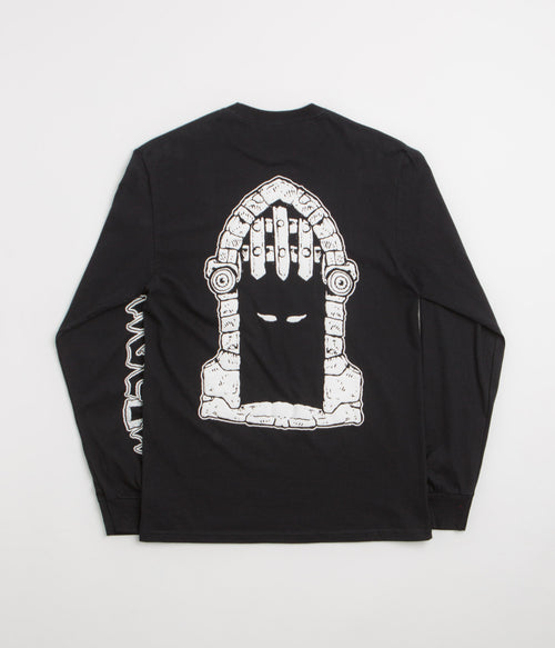 Dungeon Portcullis Logo Long Sleeve T-Shirt - Black