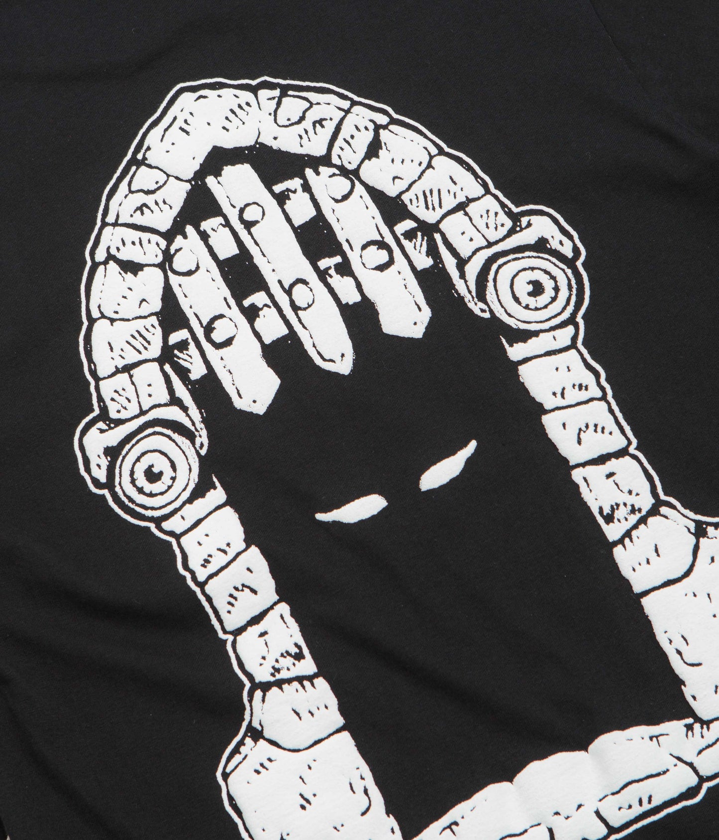 Dungeon Portcullis Logo Long Sleeve T-Shirt - Black