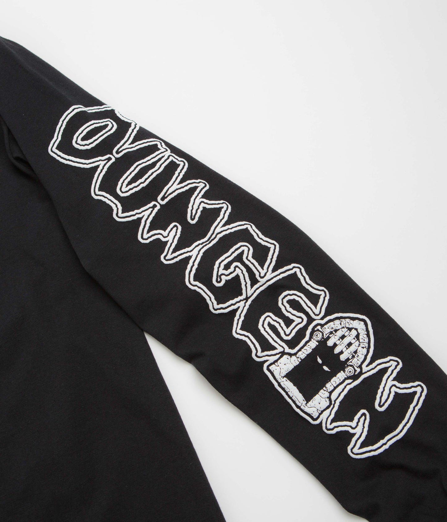 Dungeon Portcullis Logo Long Sleeve T-Shirt - Black