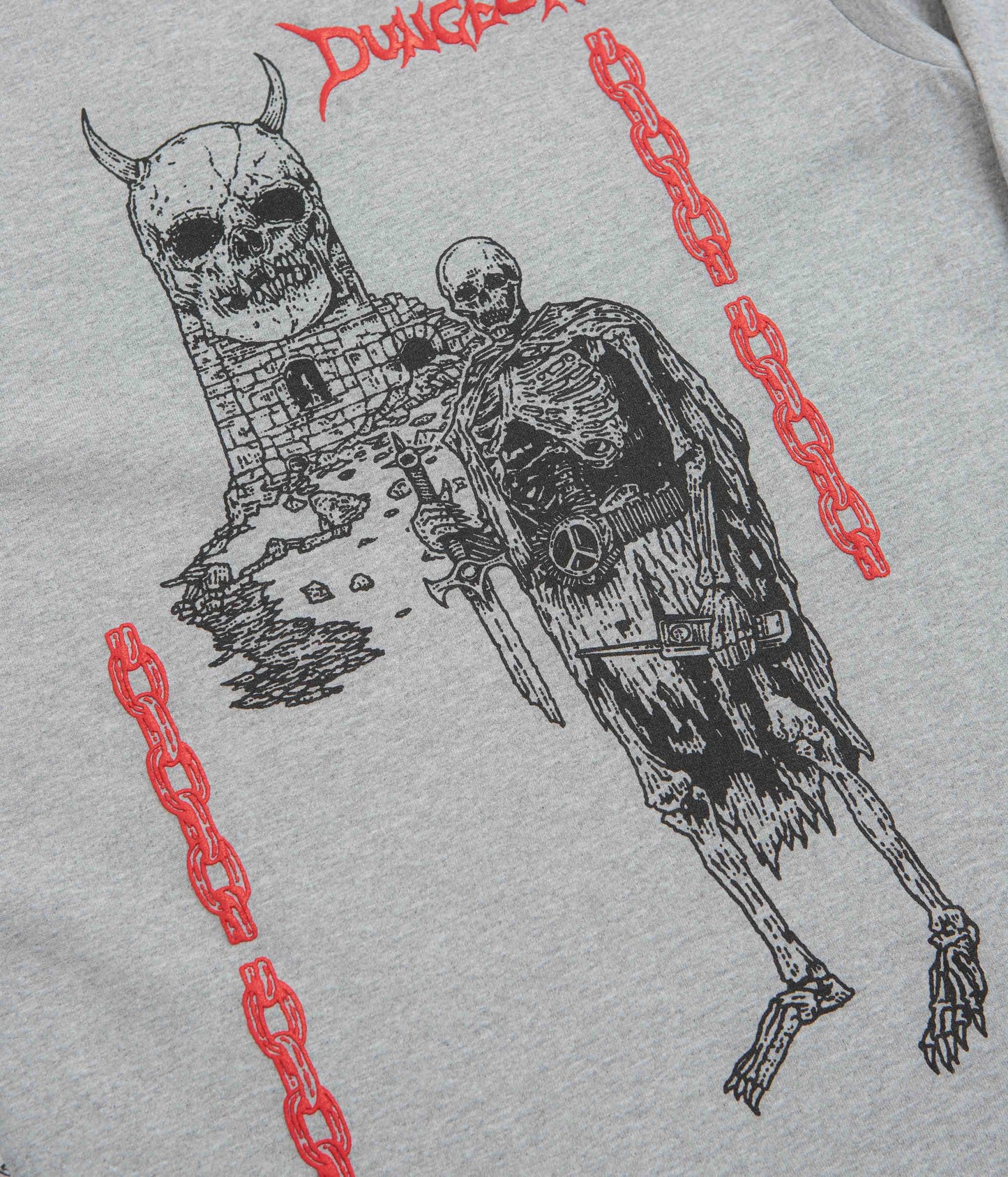 Dungeon Tyranny Long Sleeve T-Shirt - Grey