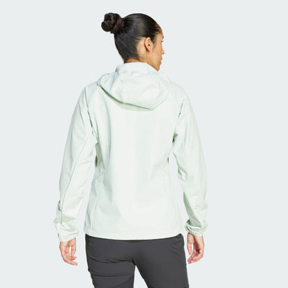 Women's adidas Terrex Xperior Softshell Fleece Hooded Jacket