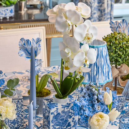 Faux Orchid in Chinoiserie Vase