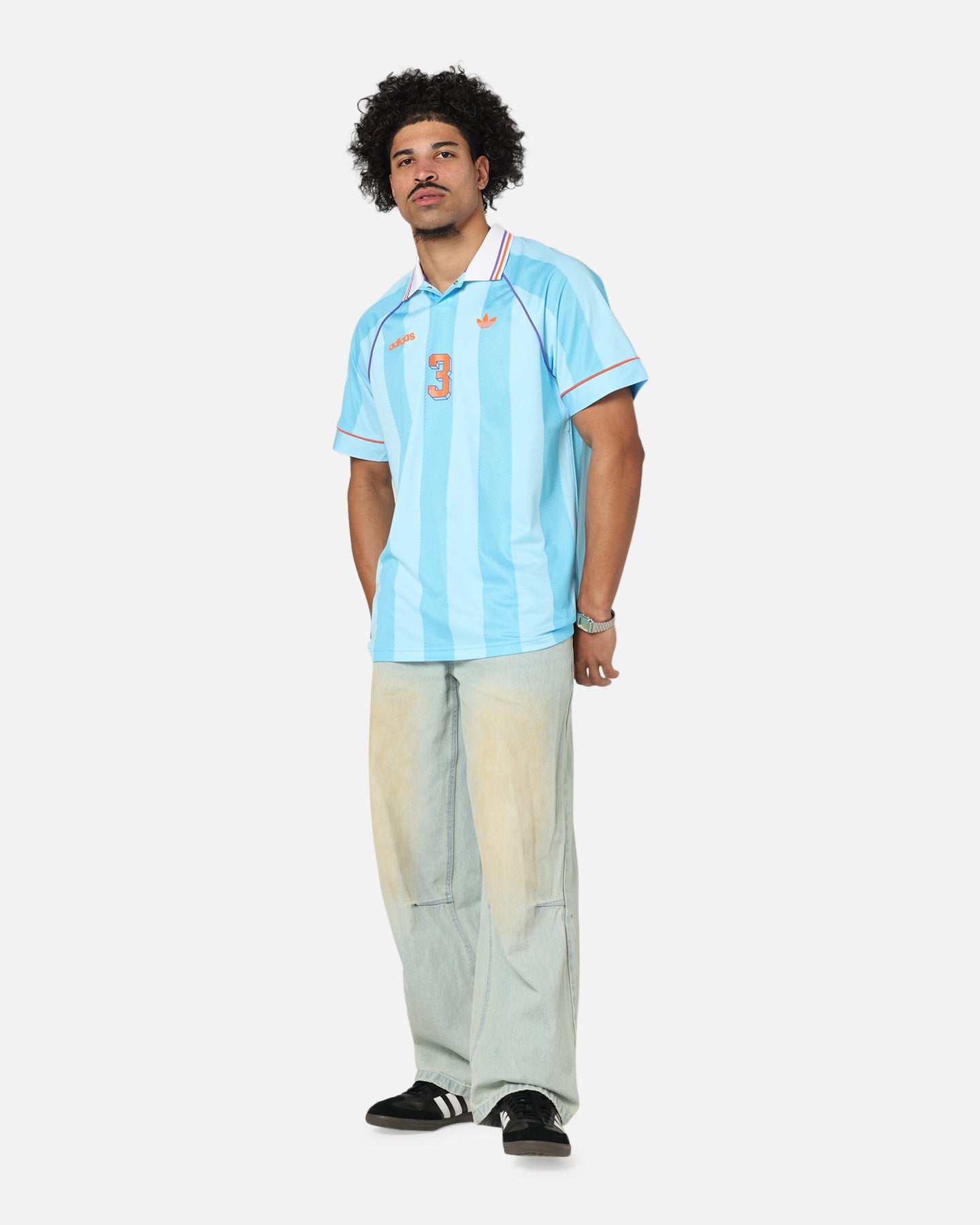 Adidas Jacquard Jersey Cyan