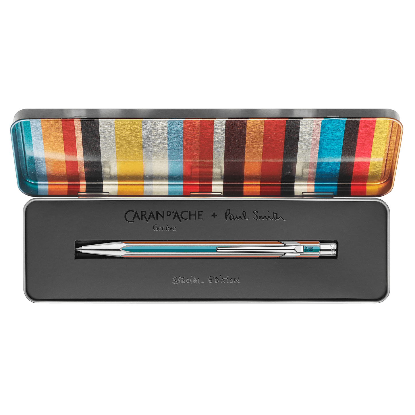 Caran d'Ache x Paul Smith 849 Mechanical Pencil - Silver - 5th Edition
