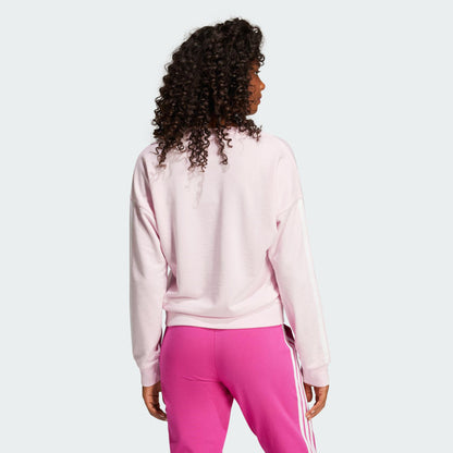 Women's adidas Essentials 3-Stripes French Terry V-neck Sweatshirt