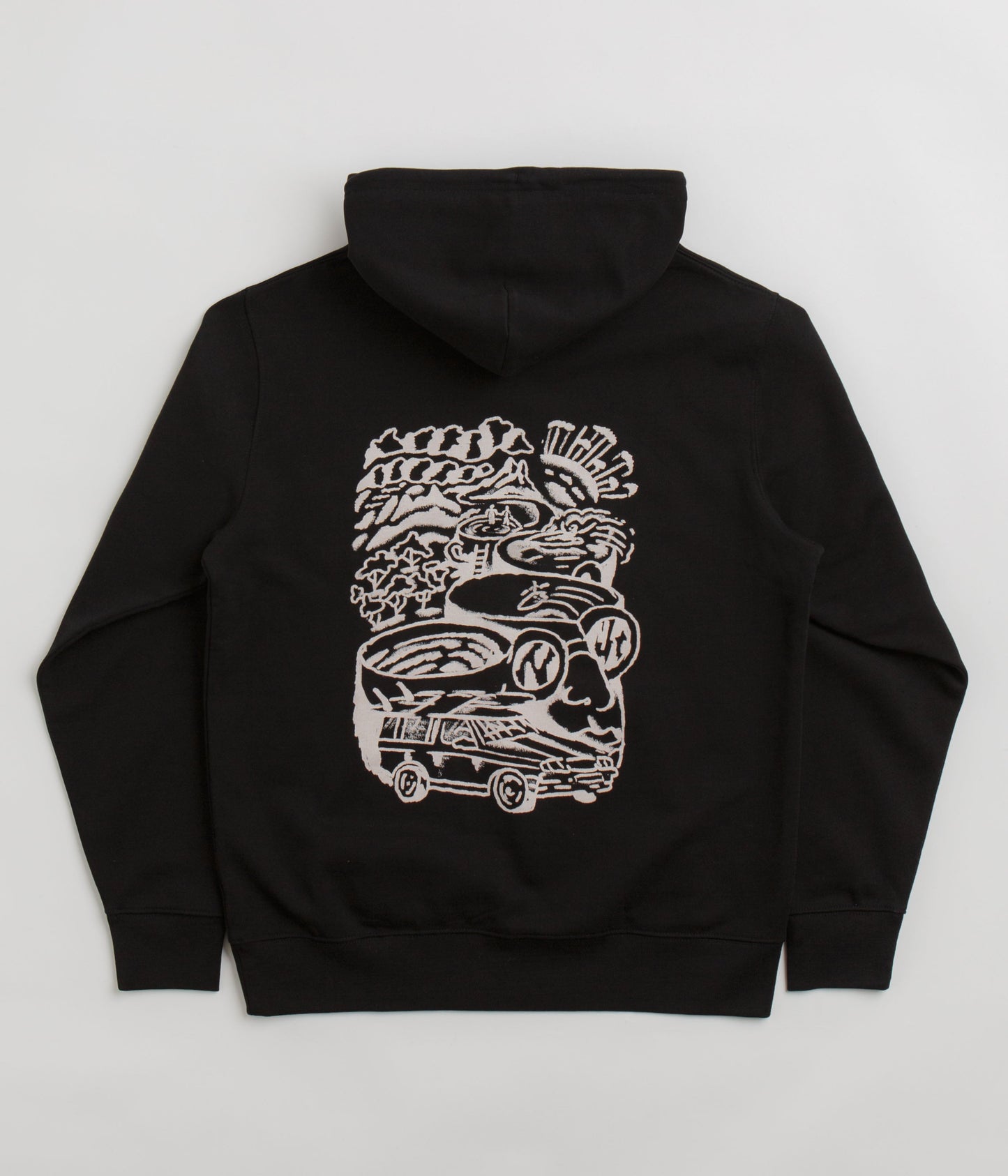 flatspot x Yallah Hoodie - Black