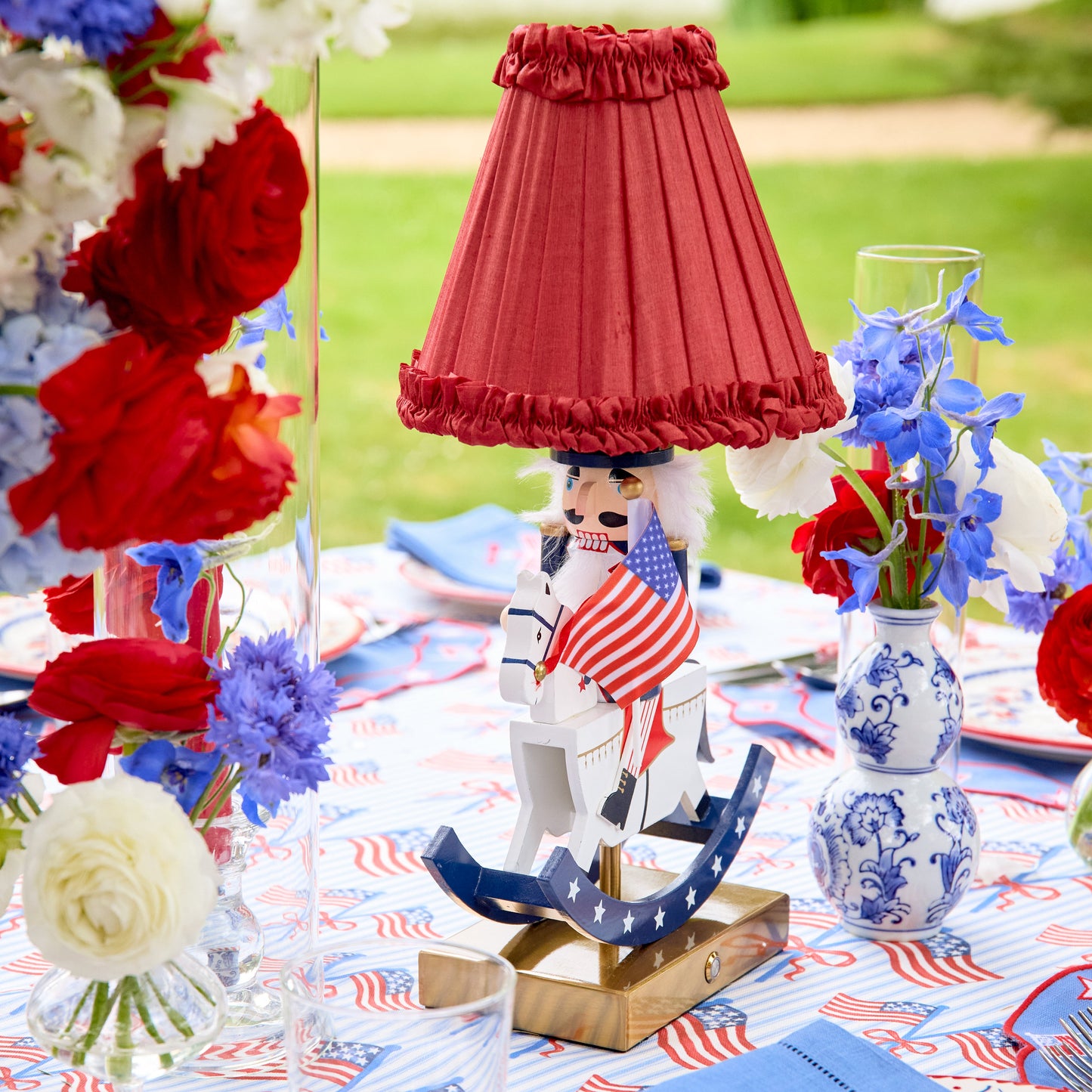 Fourth of July Rechargeable Lamp