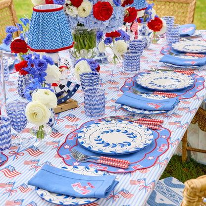 Elizabeth Blue Garland Starter Plate