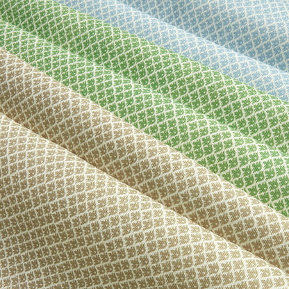 Green Lotus Flower Fabric
